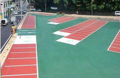 彩色防滑路面 彩色防滑路面